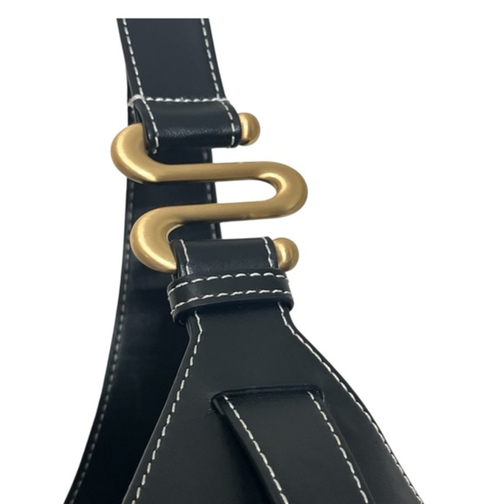 Cult Gaia Simona Bag Women’s‎ Black Leather Shoulder Purse Modern - Picture 7 of 15